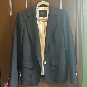 JCrew Dark Navy 100% Wool Blazer - size 12